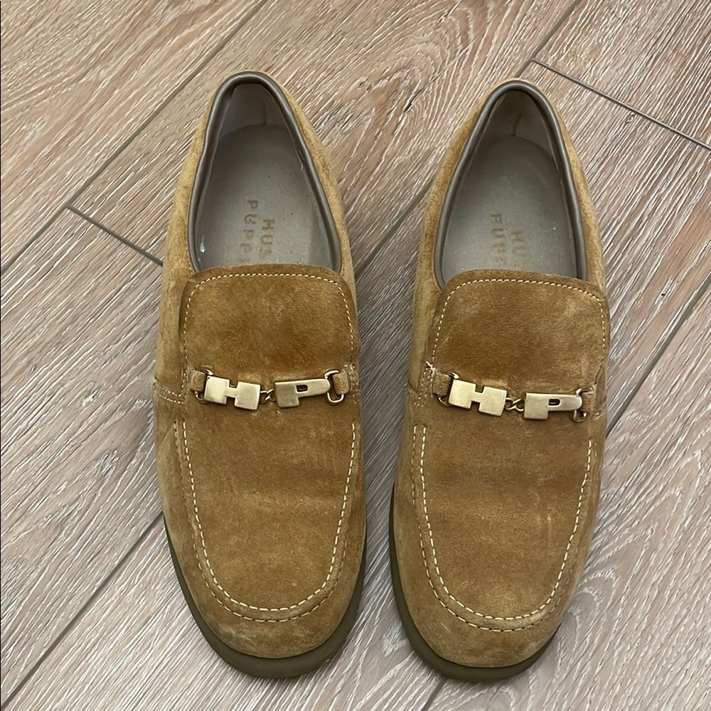 HP women’s/mens Tan Suede Slip-On Loafers